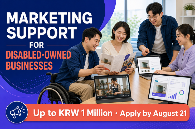 Marketing support for disabled-owned businesses in Chungcheongnam-do