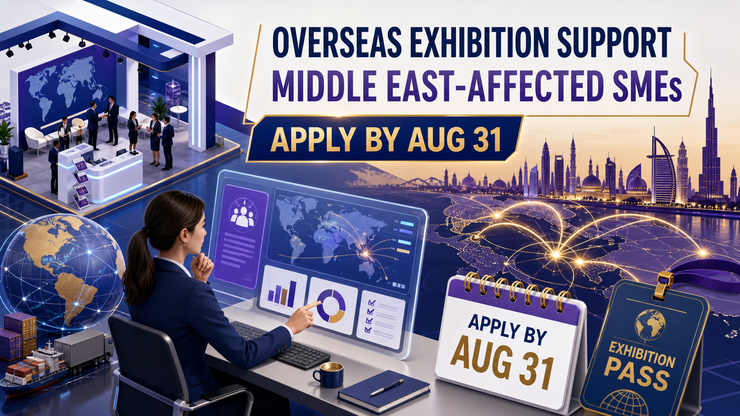 Overseas exhibition support for Middle East-affected SMEs