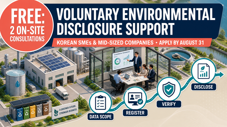 2026 voluntary environmental disclosure support for Korean SMEs