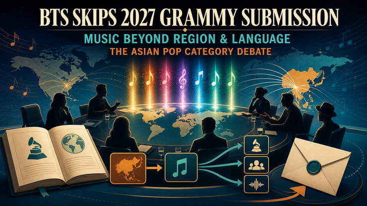 BTS 2027 Grammy submission and Asian Pop category debate